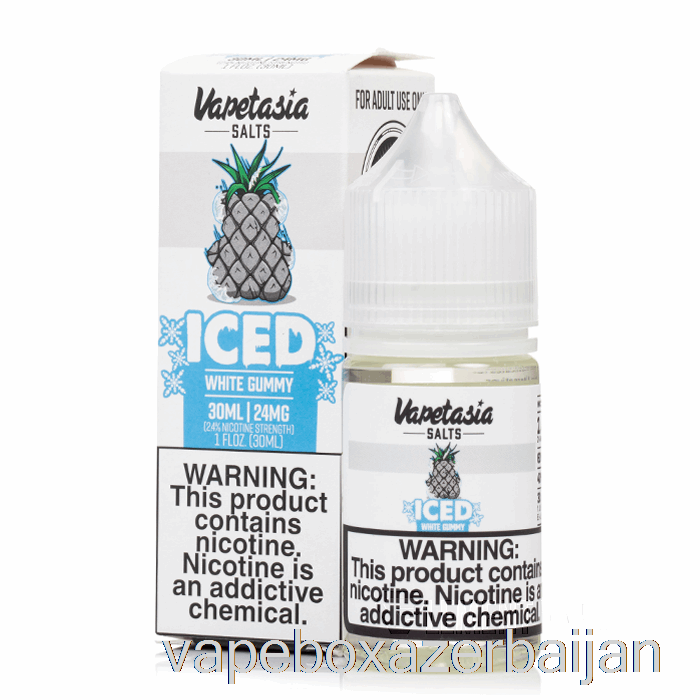 Vape Azerbaijan ICED White Gummy - Vapetasia Salts - 30mL 48mg